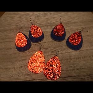 4th Of July Earrings! Glitter Joanna Earrings